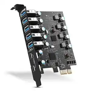 Usb pci karte yeeliya pcie auf usb 3 0 karte 7 port