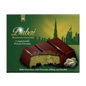 Dubai Schokolade Original Pistazie 100g mit Kadayif