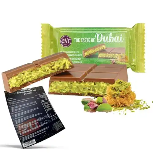 Dubai Schokolade Luna Elit Pistazie Original – 90g