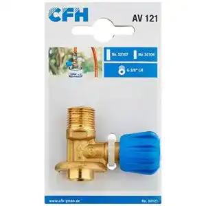 Gasregulierventil cfh anschlussventil av 121 anschluss gas