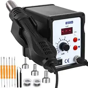 Loetstation digital mit led faokze heissluft loetstation 700w