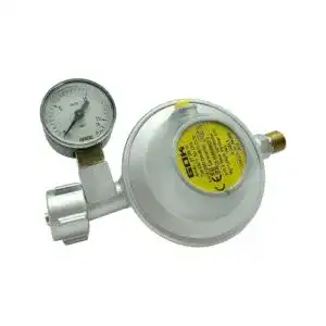 Propanregler gok caravanregler 30 mbar 12 kg h mit manometer