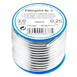 Weichloetzinn cornat t580915 weichlot 250 g 97 silber klein