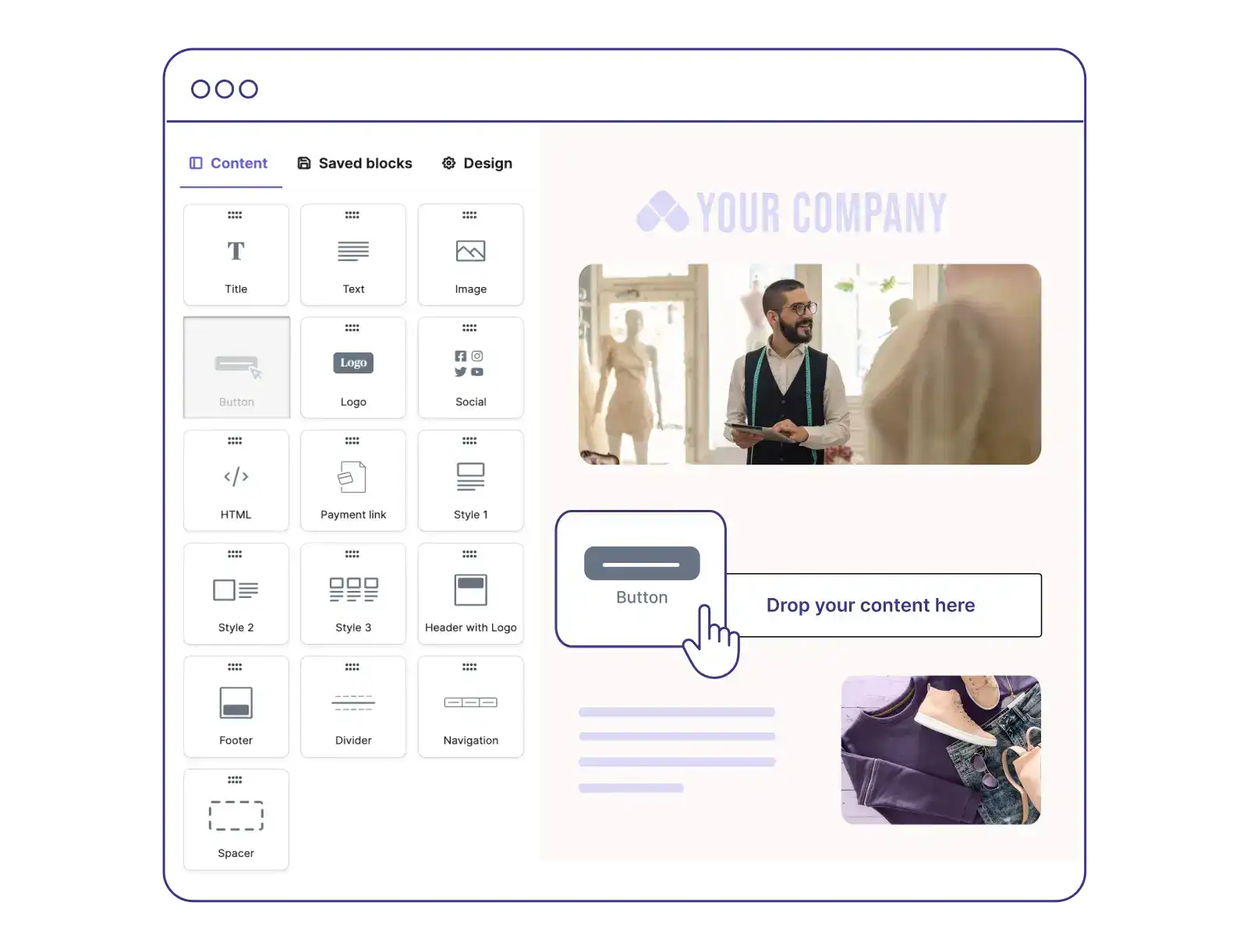 Newsletter-Dienste - design your email in minutes