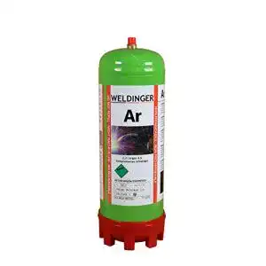 Schutzgasflasche weldinger 110 bar argon 4 6 schutzgas einwegflasche 22l