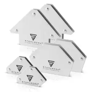 Winkelmagnet schweissmagnet stahlwerk 6 teiliges set leistungsstarke magnetwinkel mit 7 jahren garantie