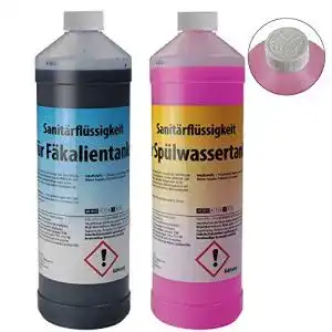 Abwassertank reiniger bb sport 2 x 1l sanitaerfluessigkeit set