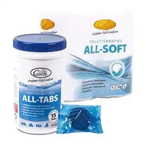 Abwassertank reiniger camp 4 all tabs toilettentabletten 15 stk