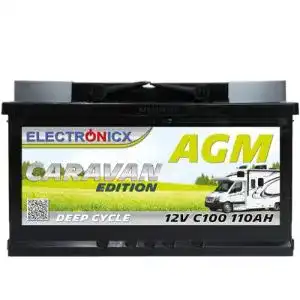 Agm batterie 110ah electronicx agm batterie 12v 110ah caravan