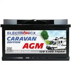 Agm batterie 110ah electronicx wohnwagen 110ah 12v mover