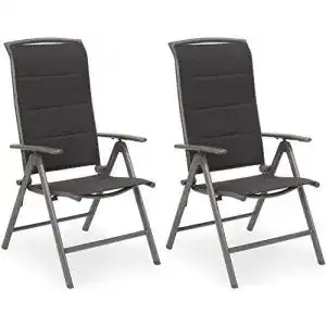 Alu gartenstuehle brubaker 2er set gartenstuehle milano