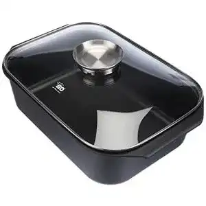 Aluguss braeter elo aluguss rechteckbraeter raffinesse mit deckel