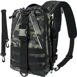 Angelrucksack mit rutenhalter thkfish angeltasche 10l