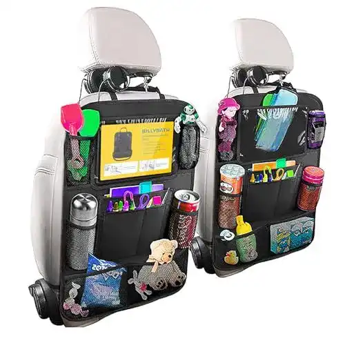 Auto-Organizer Carehabi Rückenlehnenschutz mit Tablet-Tasche und 10 Fächern