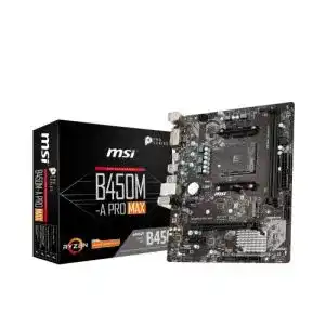 B450 mainboard msi b450m a pro max amd am4 ddr4 m 2