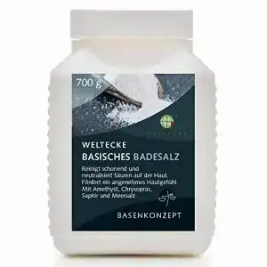 Badezusatz weltecke basisches badesalz 700 g basen bad