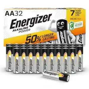 Batterie energizer aa alkaline power 32 stueck