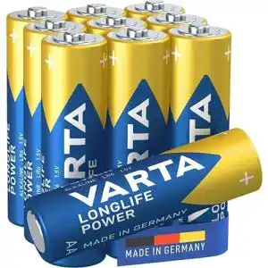 Batterie varta aa 10 stueck longlife power alkaline 15v