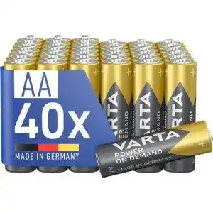 Batterie varta aa 40 stueck power on demand alkaline 15v