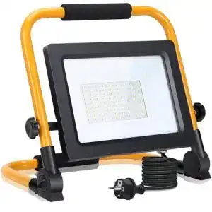 Baustrahler aigostar led 50w 4480lm ersetzt 448w led