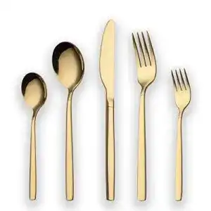 Besteck gold berglander 30 stueck titanium plated besteck
