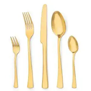 Besteck gold sharecook 30 stueck edelstahlbesteck besteck