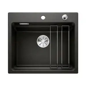 Blanco spuele blanco etagon 6 keramik schwarz einbau
