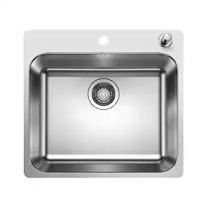 Blanco spuele blanco supra 500 if a edelstahlspuele fuer 60 cm