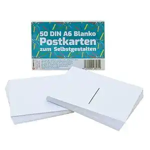 Blanko postkarten drupatech din a6 300 g mc2b2 zum selbstgestalten