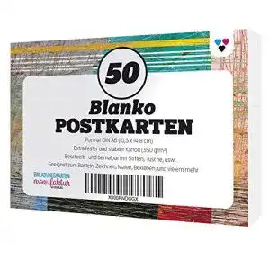 Blanko-Postkarten