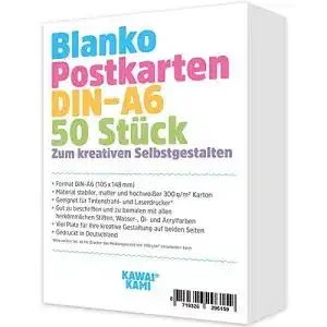 Blanko postkarten kawai kami blanko postkarten set