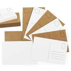 Blanko postkarten mocraft 120 blanko postkarten kraftpapier