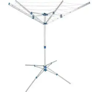 Camping waeschestaender tectake aluminium waeschespinne