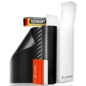 Carbon folie luxshield carbon folie 12x100cm fuer auto motorrad