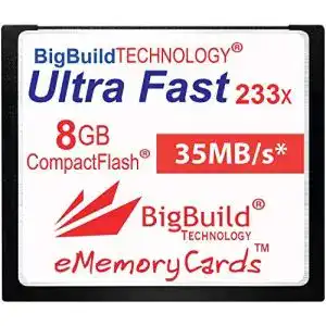 Cf karte bigbuild technology ememorycards 8gb ultra fast