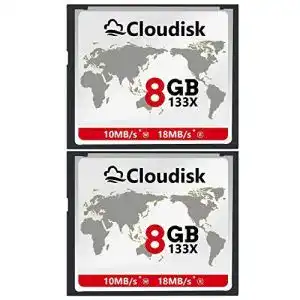 Cf karte cloudisk pack von 2 compact flash card 8gb