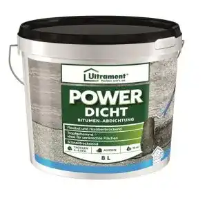 Dachbeschichtung ultrament power dicht bitumen abdichtung 8 l