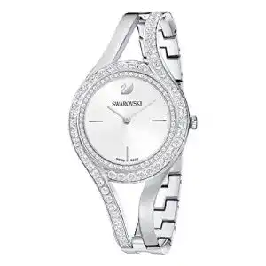 Damenuhr swarovski eternal uhr metallarmband silberfarben
