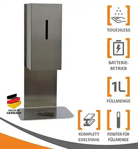 Desinfektionsspender Tisch MyMaxxi – Mobiler Hand Desinfektionsmittelspender