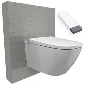 Dusch wc bernstein pro 1104 in weiss spuelrandloses