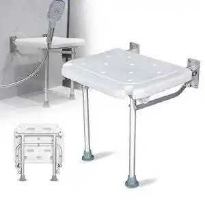 Duschhocker klappbar pealov duschklappsitz fuer wandmontage