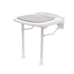 Duschklappsitz alberts 140366 polstersitz mit stuetzfuessen