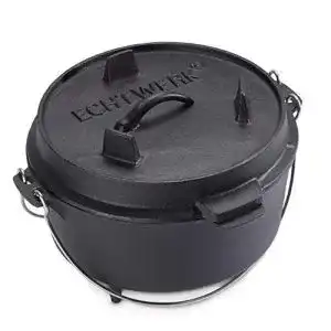 Dutch oven echtwerk gusseisen bbq kochtopf ca 49 l