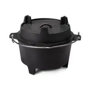 Dutch oven grillfuerst ca 9 liter stabil stehender feuertopf