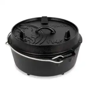 Dutch oven petromax feuertopf ft4 5 aus gusseisen fuer kochen
