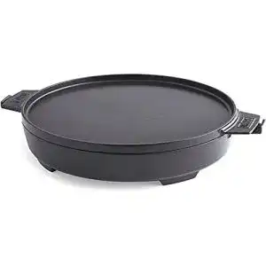 Dutch oven weber 8857 cocotte gourmet grill topf schwarz