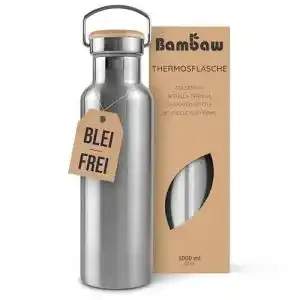 Edelstahl trinkflasche 1 liter bambaw edelstahl trinkflasche 1 l