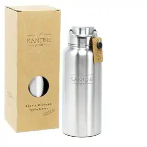 Edelstahl trinkflasche 1 liter kantine 51 nord edelstahl