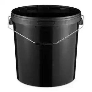 Eimer mit deckel benbow 30l schwarz 1x 30 liter lebensmittelecht