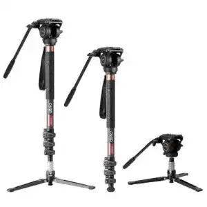 Einbeinstativ cayer cf34dv professionelles video 71 carbonfaser